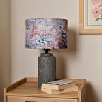 Lighting Arden Abajur - Gri / Renkli - 48,5x30x30 cm