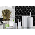 Lenox 5'li Banyo Aksesuar Seti - Beyaz