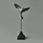 Deco Uccello Dekor - Siyah / Gümüş - 32 cm