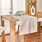 Soft Herringbone Runner - Ekru - 50x130 cm