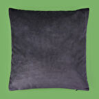 Soft Shiney Kırlent - Antrasit - 40x40 cm