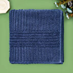 Soft Microcotton Yüz Havlusu - Lacivert - 50x90 cm
