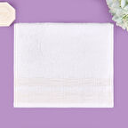 Soft Golden Star Shiny El Havlusu - Ekru - 30x50 cm