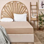 Soft Basic Çift Kişilik Düz Kenar Çarşaf - Gülkurusu - 240x260 cm