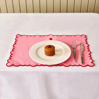 Soft Amore Amerikan Servis - Pembe - 30x50 cm