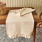 Soft Fancy Runner - Bej - 50x130 cm