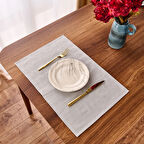 Soft Breeze 2'li Amerikan Servis - Gri - 30x50 cm