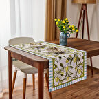 Soft Lime Cello Elvid Runner - Renkli - 50x130 cm