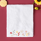Soft Granny Summer Penna Yüz Havlusu - Ekru - 50x90 cm