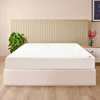 Soft Fitted Çift Kişilik Serinletici Alez - Beyaz - 160x200 cm