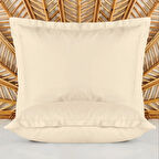 Soft Basic Oxford 2'li Yastık Kılıfı - Bej - 50x70 cm