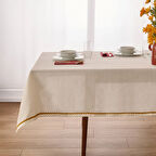 Soft Mustard Masa Örtüsü - Ekru - 140x220 cm