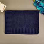 Soft Patte Ayak Havlusu - Lacivert - 50x70 cm