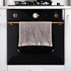 Soft Waffle Mutfak Havlusu - Antrasit - 30x45 cm