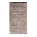 Home ET101 Etna Jüt Örgü Halı - Renkli / Beyaz - 80x140 cm