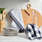 Home Madrid 2'li Kurulama Bezi - Siyah - 45x65 cm