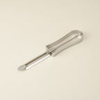 Oynar Başlı Sebze Soyucu - Gri - 33 cm