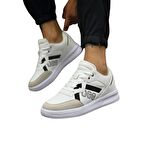 BOULDER 5334 Numara 41 Sneaker Erkek Spor Ayakkabı BEYAZ_BUZ