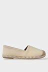 Kadın Espadril Babet Ayakkabı KREM