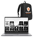 Asus ExpertBook P1 Intel Core i7 13620H 96GB 4TB SSD 15.6" FHD W11H Taşınabilir Bilgisayar & PER4 Çanta