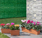 Omnipazar SO-KMB Kemer Balkon Saksı 3'lü Set