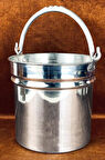 Alüminyum Kulplu 8 Litre Yoğurt Su Kovası Kabı Bakraç Satıl 17no