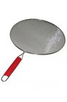 Kulplu Metal 28CM Yağ Sıçratmaz Kapak