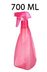 Plastik 700 Ml Püskürtücü Berber Çiçek Sulama Spreyi Fısfısı Pembe