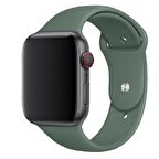 Apple Watch Seri 1/2/3/4/5/6/SE 40 mm Kordon Spor Kayışı Yumuşak Silikon