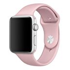 Apple Watch Seri 1/2/3/4/5/6/SE 44 mm Kordon Spor Kayışı Yumuşak Silikon
