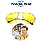 ModaCar 4 ADET Polarize UV400 Sarı Camlı Güneş Gözlüğü 714856
