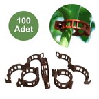 BİTKİ KLİPSİ, GRANÜL BİTKİ KLİPS, HER BİTKİYLE UYUMLU 23lük KLİPS 100 adet