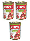 Rinti Dana Etli Senior Gurme Yaşlı Köpek Konservesi 400 Gr. X 3 Adet
