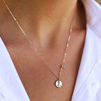 Mavi Boncuklu Denizatı Kolye