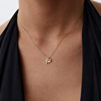 Kırmızı Kalp Mineli Fil Kolye