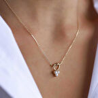 Düğüm Model İnci Kolye