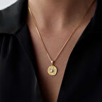 Yengeç Burcu Plaka Kolye