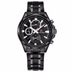 NAVİFORCE ÇALIŞAN  GÖSTERGELİ SİYAH ERKEK KOL SAATİ