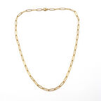 Altın Kaplama 3 mm-45 cm Zincir Kolye ZN-517