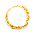 Altın Kaplama Çelik Samanyolu Bileklik BLK-1145