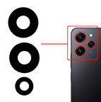 Xiaomi Uyumlu Redmi 12 4G Kamera Lensi Cam 23053RN02A, 23053RN02Y, 23053RN02I, 23053RN02L, 23077RABDC