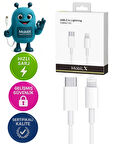 MobiLX PD 20W Type-C to Lightning iPhone Hızlı Şarj ve Data Kablosu (1m)