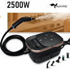 Valkyrie 2500W Yüksek Basınçlı Buharlı Temizleyici  6 Kademeli Güç Ayarı 10 Farklı Başlık Çok Fonksiyonlu Temizlik Makinesi