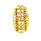 Çelik Yüzük Altın Kaplama Dorikalı Kaburga YZK-480