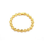 Çelik Bileklik Altın kaplama Kadın Hint Model BLK-1059