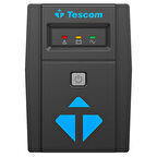 TESCOM LEO 600VA 5/10 dk (1x12V 7AH Akü) Line Interactive UPS