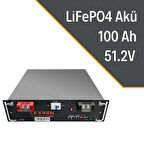 Lexron 51.2V 100AH LİTYUM AKÜ (KASET TİPİ)