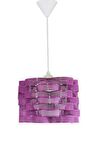 Şenay Aydınlatma Tekli Ferforje Petek Sarkıt Avize-Lila