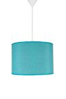 Şenay Aydınlatma Silindir Kumaş Sarkıt Avize-Turkuaz