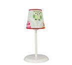 Şenay Aydınlatma Çocuk Odası Konik Kumaş Küçük Abajur-Yeşil Baykuş